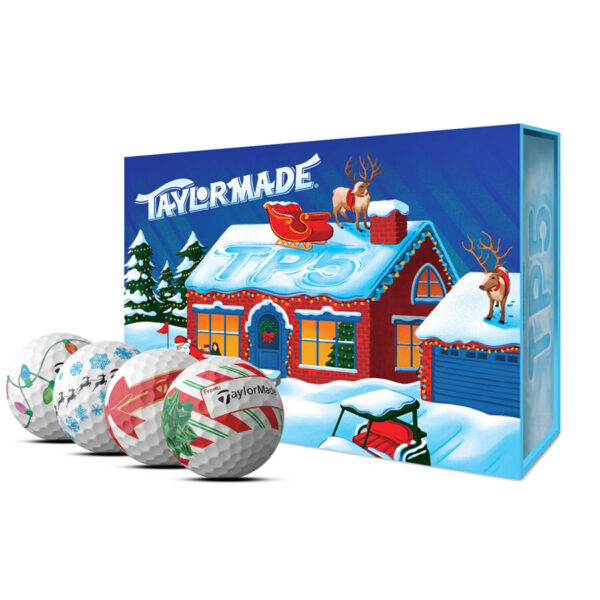 Bóng Golf TP5 Stripe Holiday TaylorMade (2024)